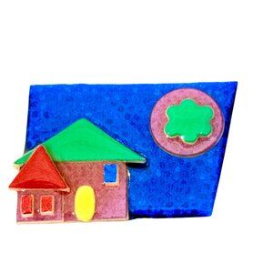 Vintage House Pins By Lucinda Night Sky Brooch/PIn